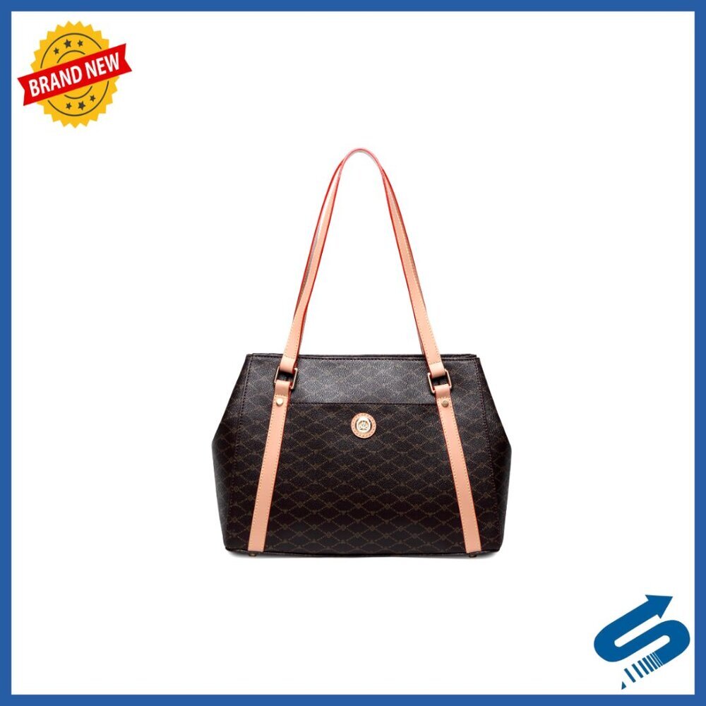 Genuine Leather Italian Tote Bag Women's Work Handbag Spacious Carryall